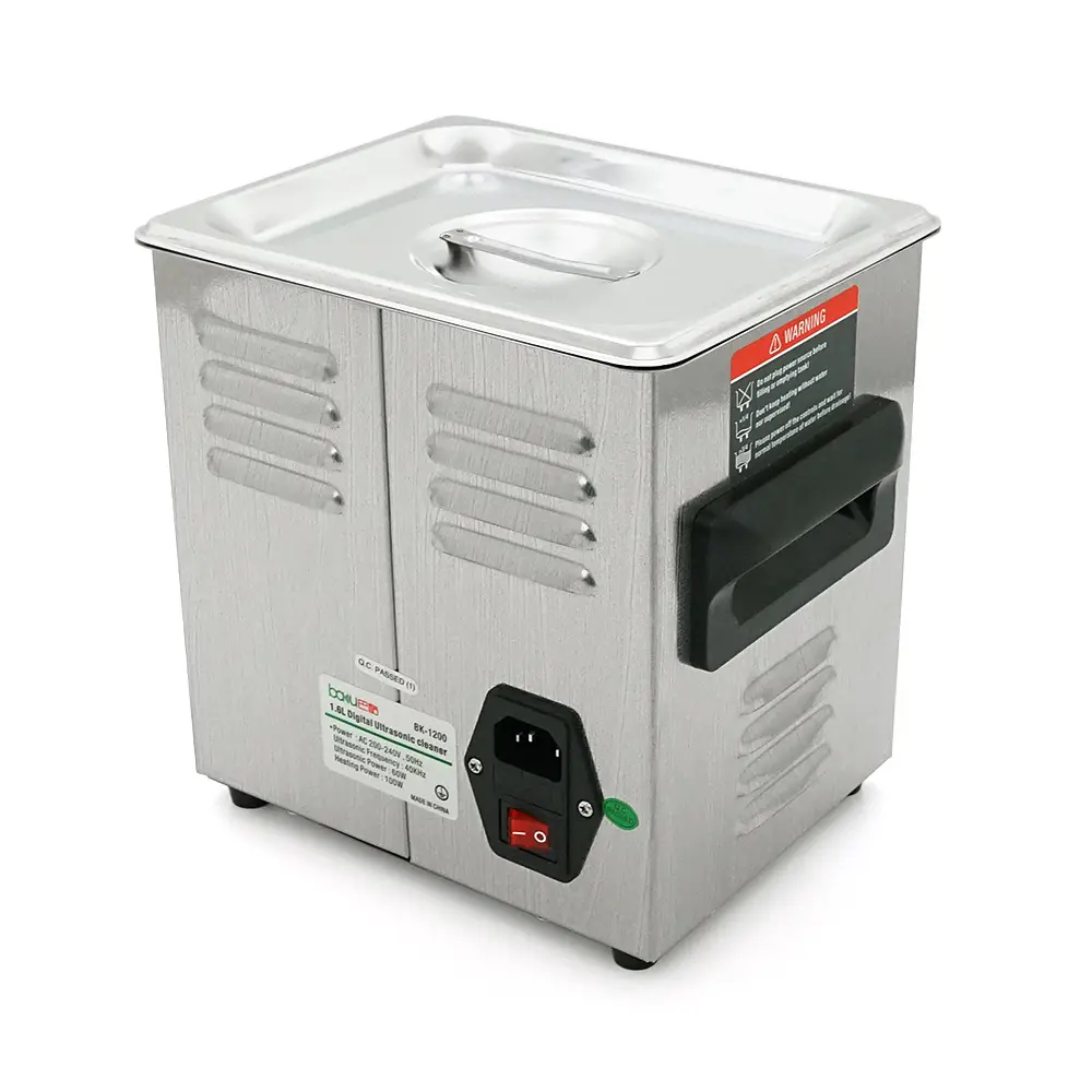 Ультразвукова ванна BAKKU BK-1200 з функцією дегазації рідини (1.6L, 60W, 40 kHz, підігрів до 80 гр. C, таймер до 99 хв.) - фото 3