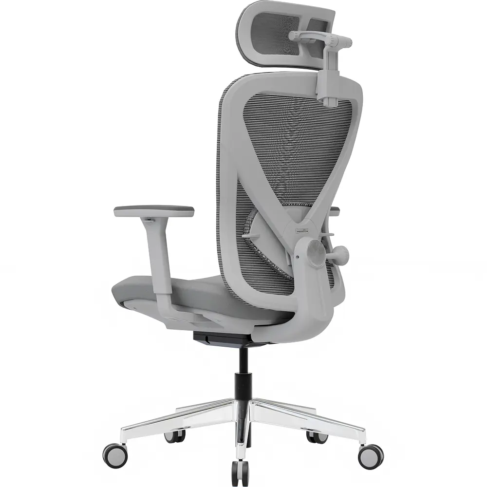 Крісло Mealux Q1 Air Fabric Grey (арт. HF Q-1 F/G) - фото 6