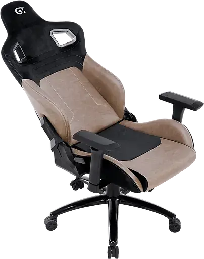 Геймерське крісло GT Racer чорне з коричневим (X-2420 Black/Brown) - фото 8