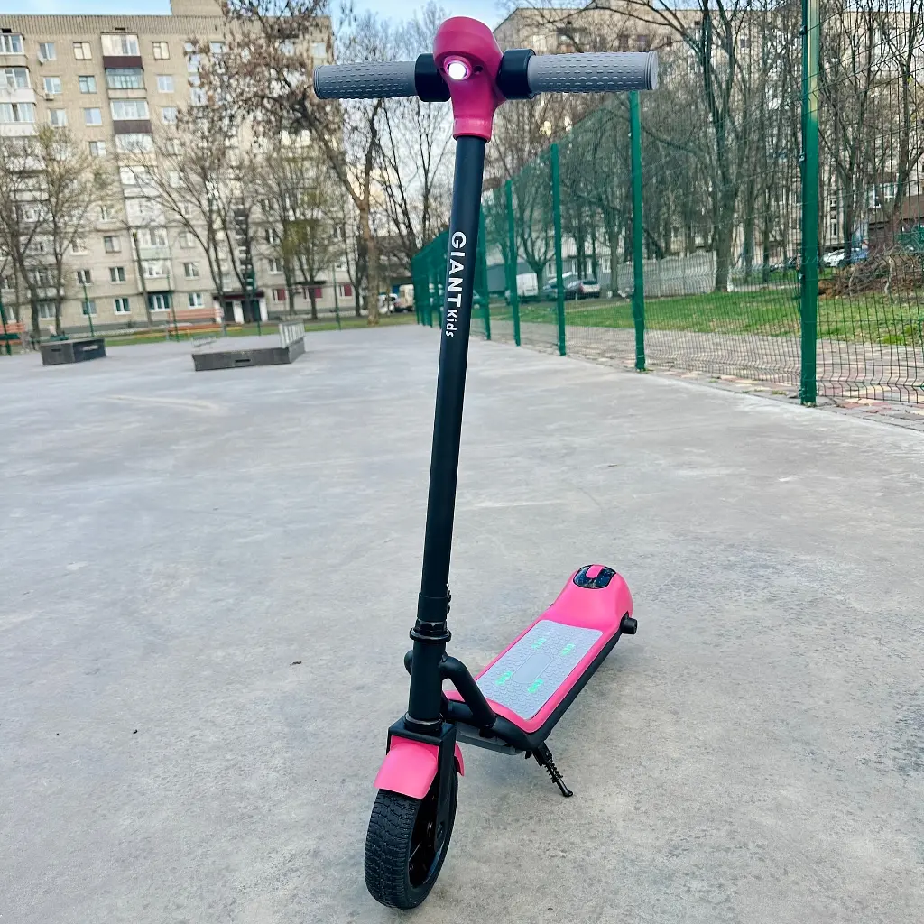 Электросамокат GIANT Kids ES1 4.4Ah Розовый, с LED подсветкой деки и колес - фото 8