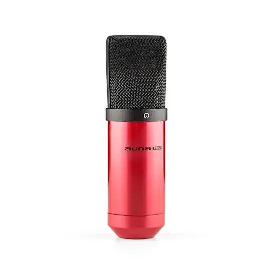 Конденсаторний USB-мікрофон Auna MIC-900WH-LED, 16 біт/48 кГц, 32 дБ (10030363) - фото 2