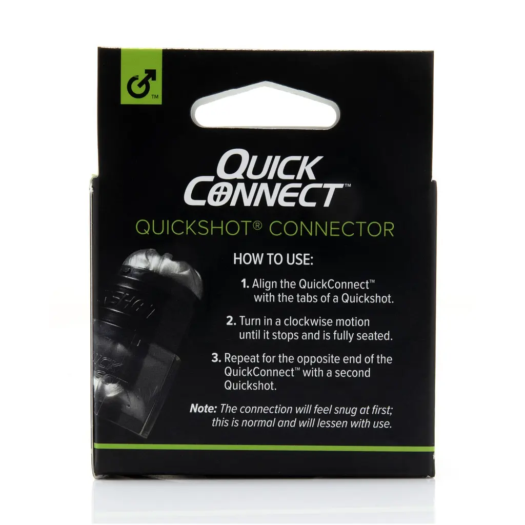 Адаптер Fleshlight Quickshot Quick Connect для з'єднання двох Квікшотов в одну іграшку - фото 4