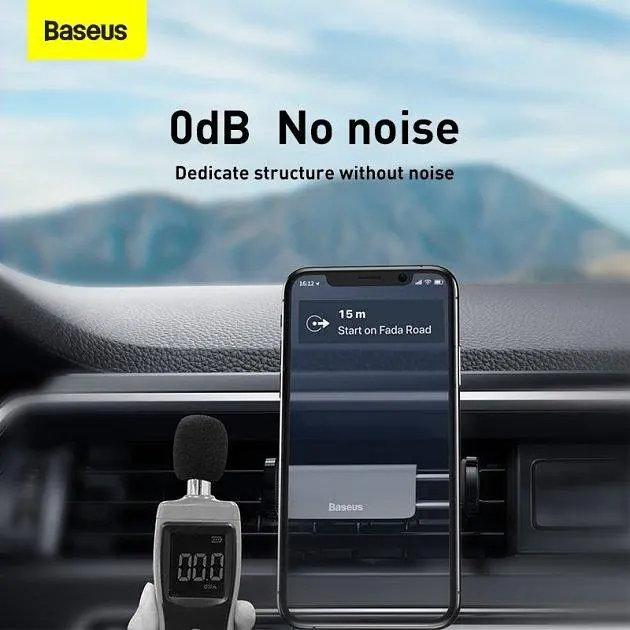 Автомобільний тримач Baseus Steel Cannon Air Outlet Car Mount SUGP-01 Black - фото 5
