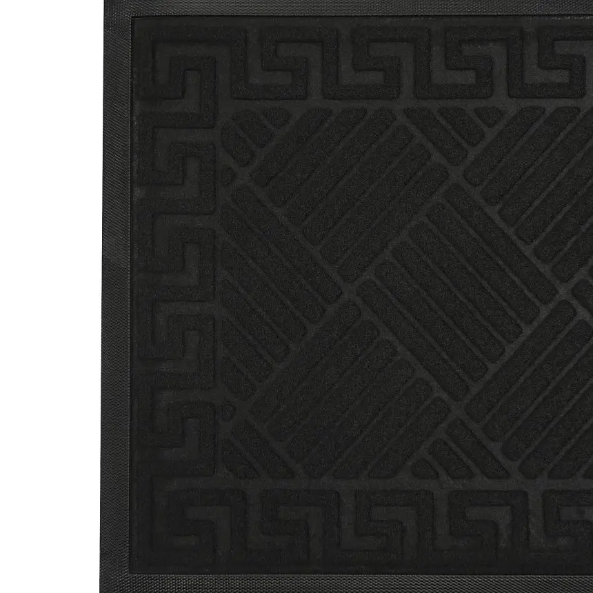 Килимок придверний Eco Fabric Смужки з кромкою чорний 40 х 60 см (4060-111) - фото 6