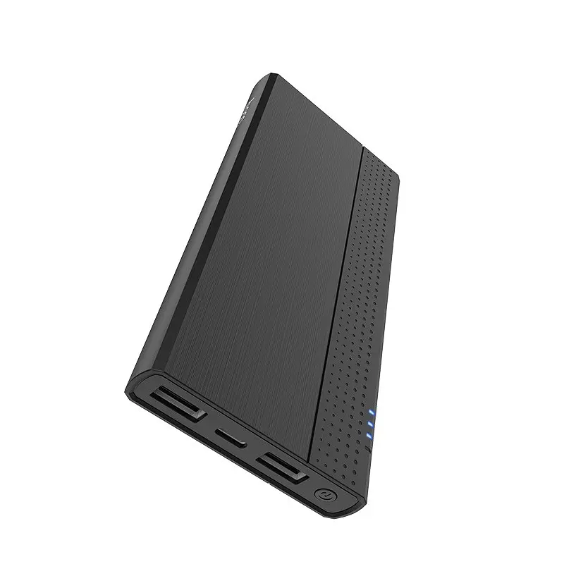 Наружный аккумулятор Hoco J33 10000mAh с кабелем в комплекте черный - фото 3