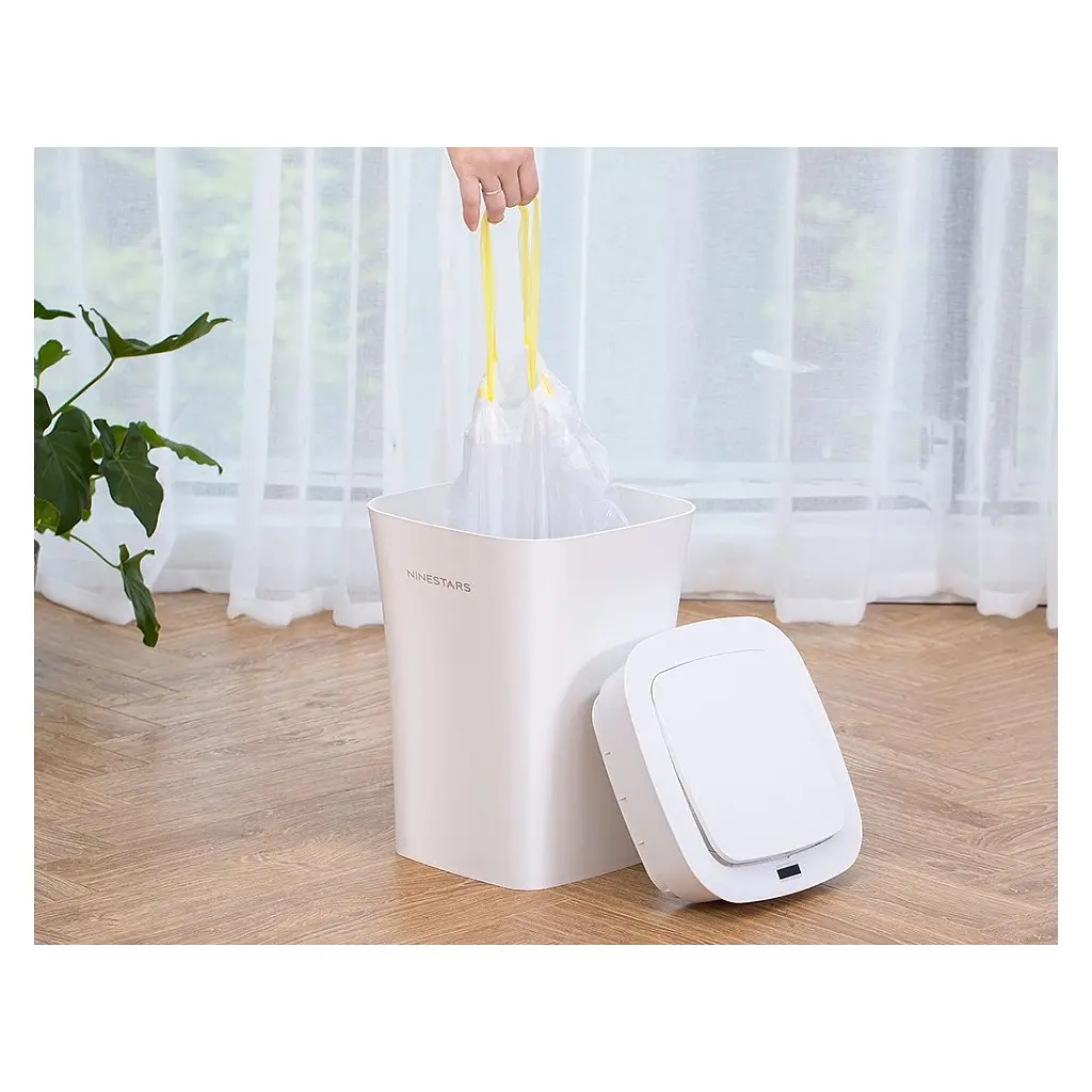 Контейнер для сміття Xiaomi Ninestars Waterproof Induction Trash White (DZT-10-11S) - фото 7