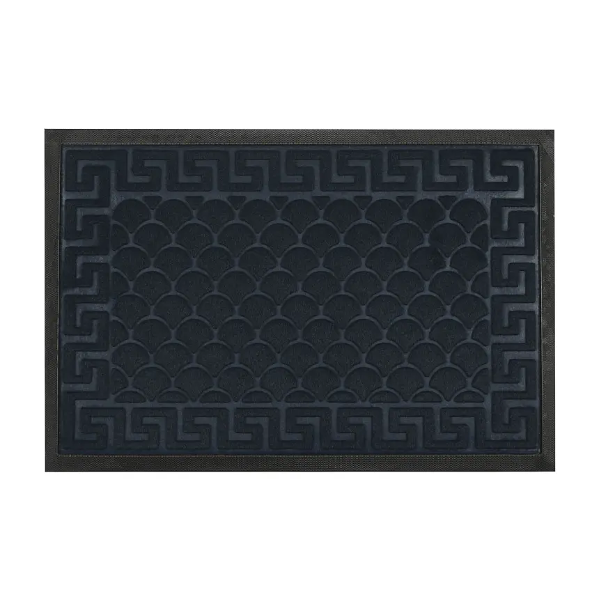 Килимок придверний Eco Fabric Луска з кромкою синій 40 х 60 см (4060-104) - фото 3