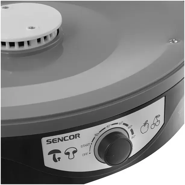Сушарка для продуктів Sencor 250 Вт чорна (SFD3109BK) - фото 3