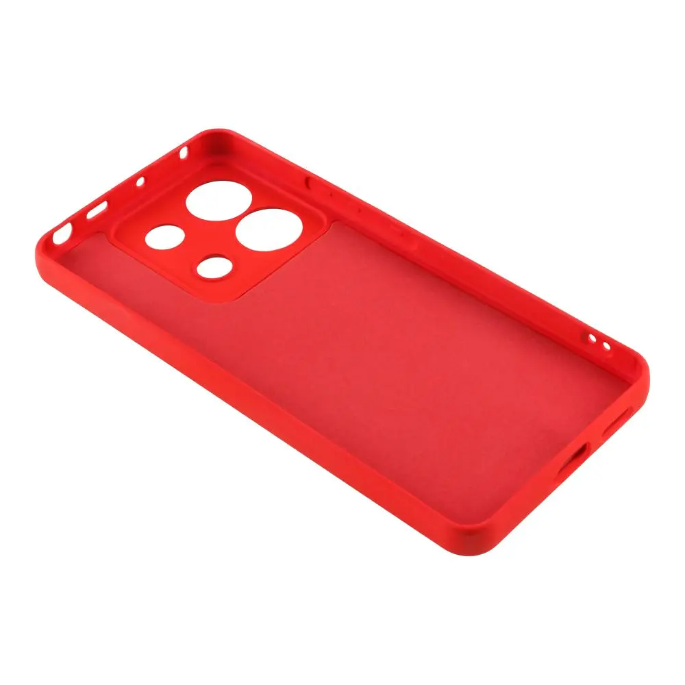 Чохол Silicone Cover з рамкою камери Xiaomi Redmi Note 13 Pro 5G/Poco X6 5G Red - фото 3