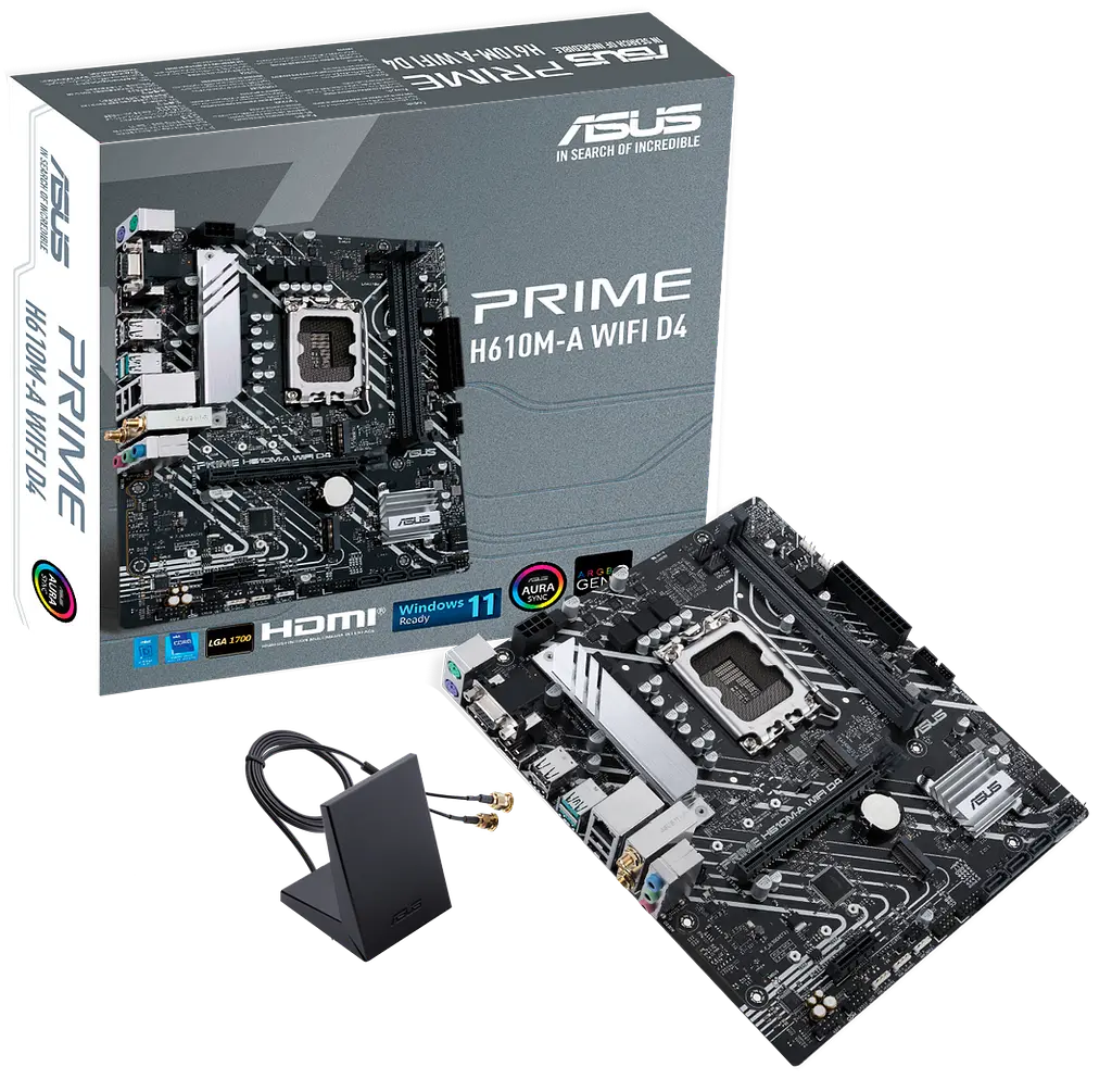 Материнська плата Asus H610M-A Prime Wi-Fi D4 LGA 1700 (PRIME H610M-A WIFI D4) - фото 5