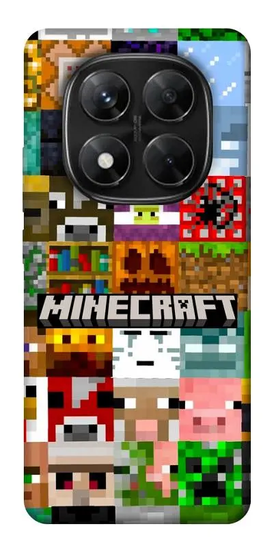 Чохол Demsky Minecraft collage для Xiaomi Redmi Note 14 Pro 5G