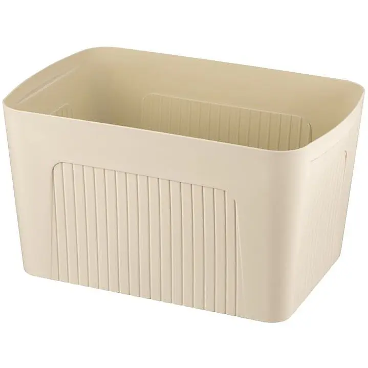 Ящик для зберігання Ardesto 45.5 x 31 x 24.5 см з кришкою 23 л бежевий (ARHC2523B) - фото 2