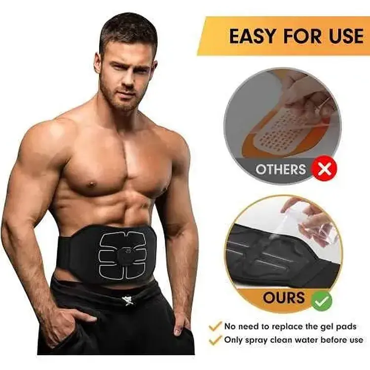 Міостимулятор Beauty Body W24 для м'язів живота Black (14983) - фото 7