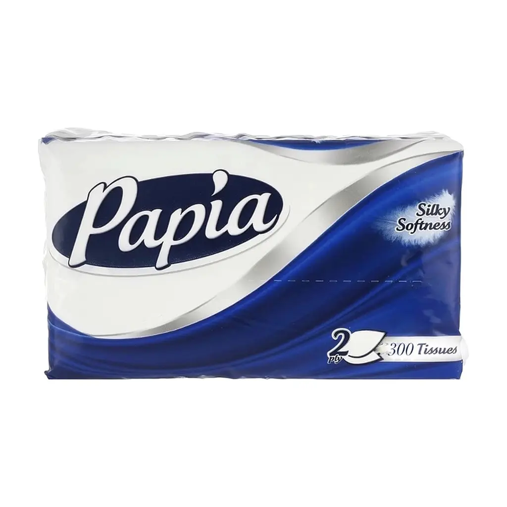 Серветки косметичні Papia 2 шари 300 шт. (8690536025084)