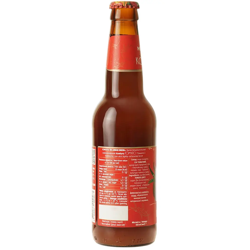 Напій Mikki Brew Kombucha Tomato 0.35 л - фото 4