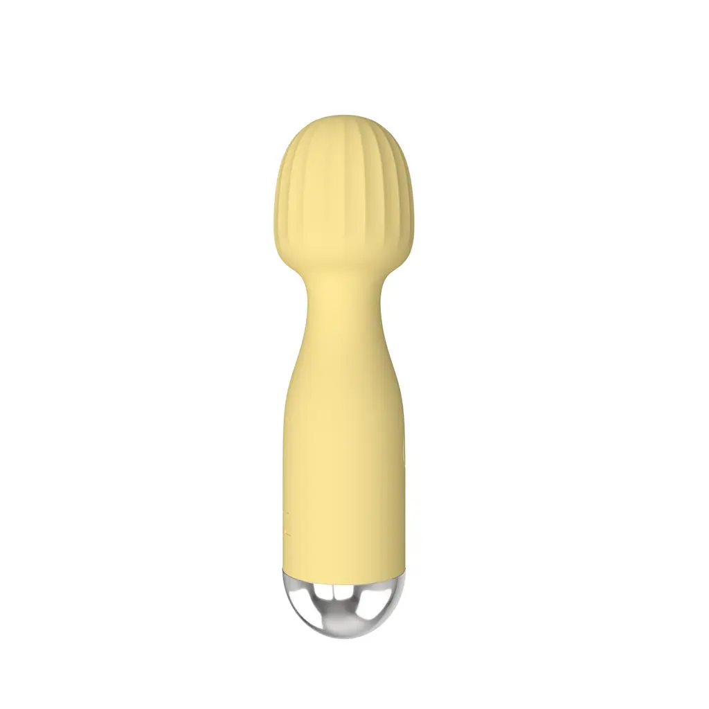 Міні вібромасажер Mini Wand Yellow - фото 4