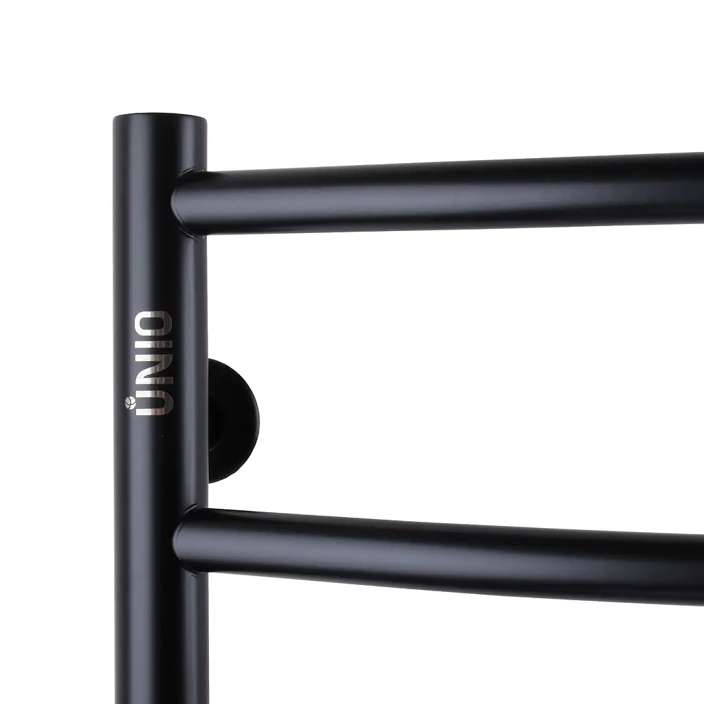 Рушникосушарка UNIO LD W 700-500-7 BLK Драбинка Дуга чорна (21614) - фото 4