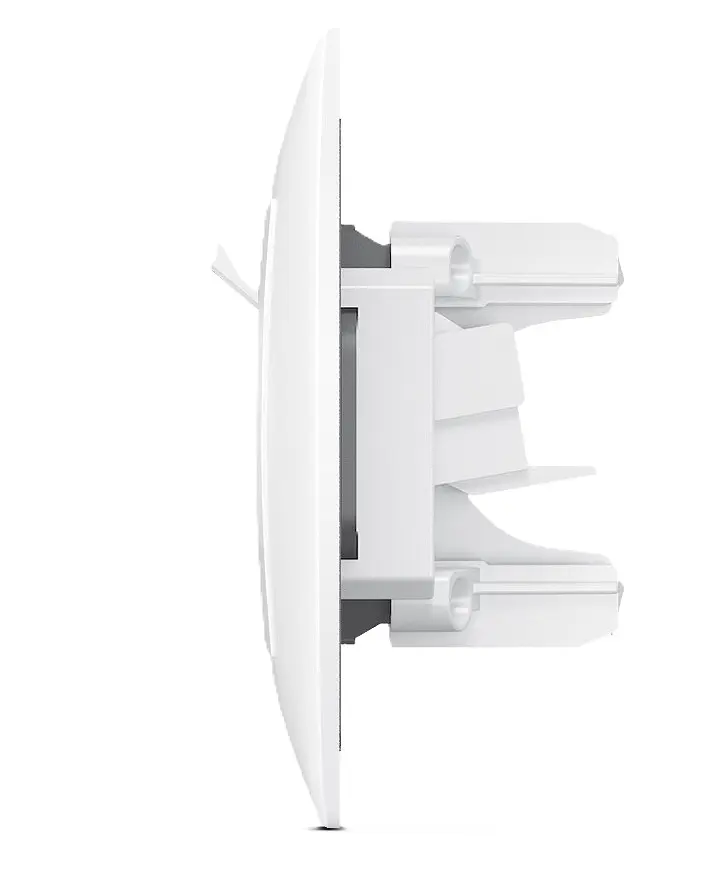 Розетка Titanium Standart PC одинарна комп'ютерна біла (ТF-ST-SK1PC-W) - фото 3
