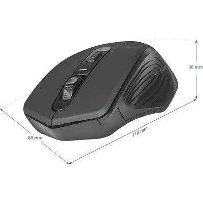 Комп'ютерна мишка Defender Datum MB-345 Black (52345) - фото 4