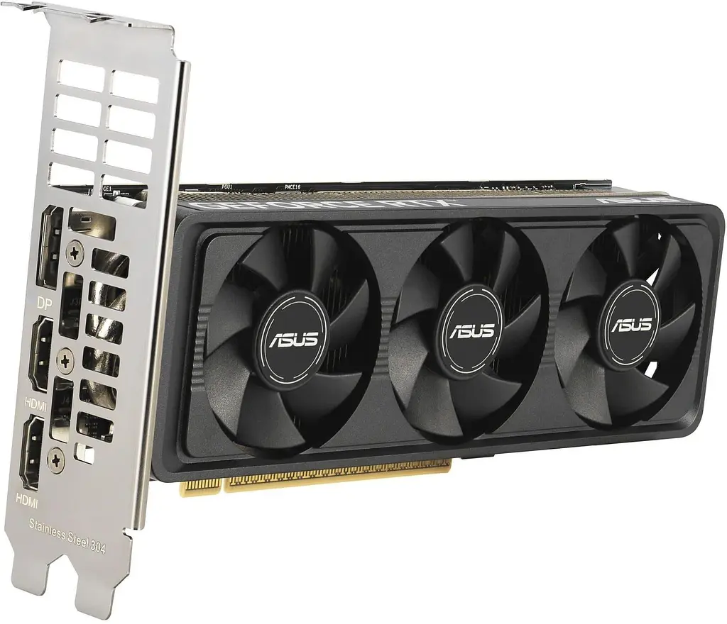 Видеокарта ASUS RTX 5060 8GB LP BRK OC (RTX5060-O8G-LP-BRK) (GDDR7, 128 bit, PCI-E v5.0 x16) - фото 2