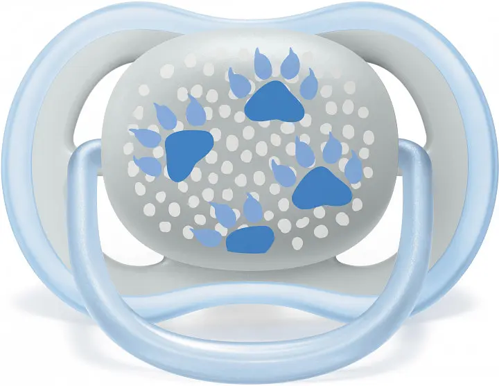 Пустышка Philips Avent Ultra Air для мальчиков с декором, 6-18 месяцев, 2 шт. (SCF085/03) - фото 2