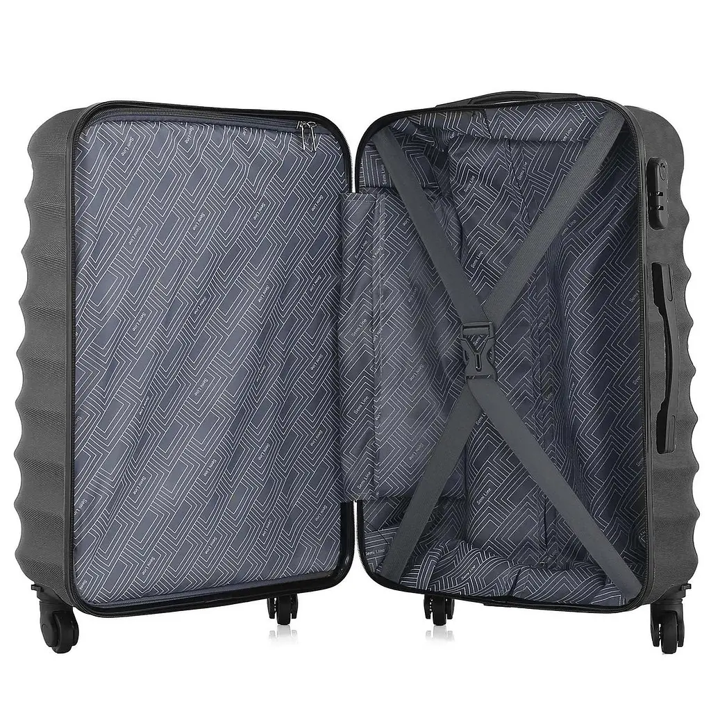 Валіза Semi Line 24" M Black (T5576-4) - фото 2