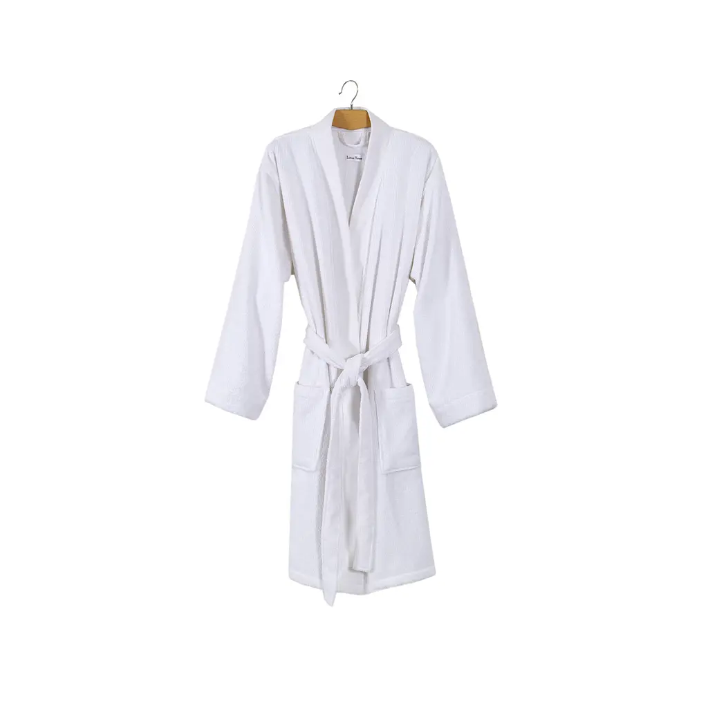 Халат-кимоно Lotus Home - Vera белый L/XL - фото 9