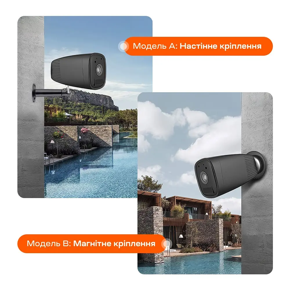 Автономна WiFi IP-відеокамера 2Mp Light Vision VLC-04IB Black з підтримкою Tuya, f=3.6mm, на акумуляторних батареях (75-00303) - фото 16