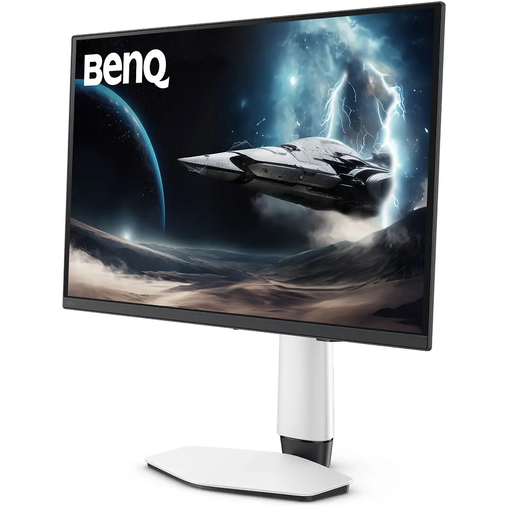 TFT 27" BenQ EX271QZ, OLED, QHD, 500Hz, HDMIx2, DP, USB-C, HAS, Pivot, білий - фото 3