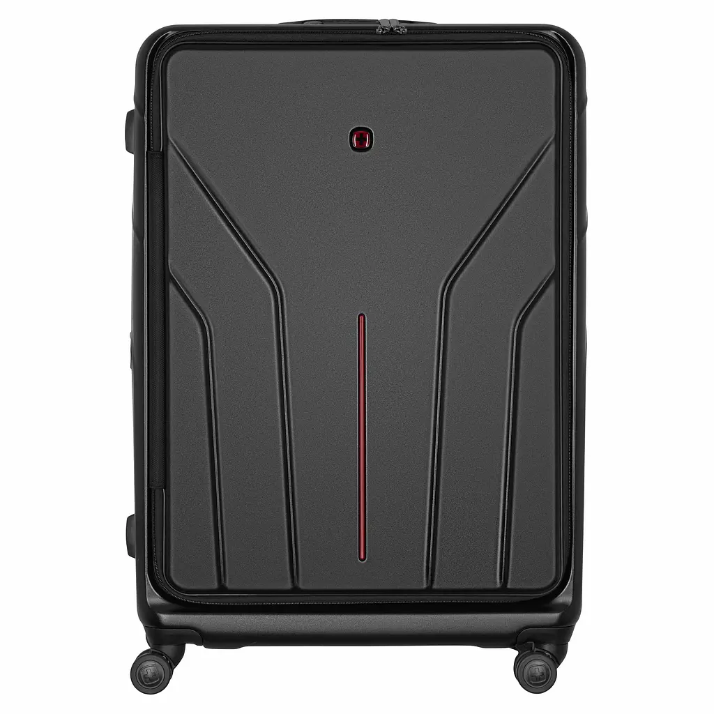 Wenger Валіза Wenger Amplix Hardside Large, велика, полікарбонат, TSA, 4 колеса, розширення, чорний - фото 4