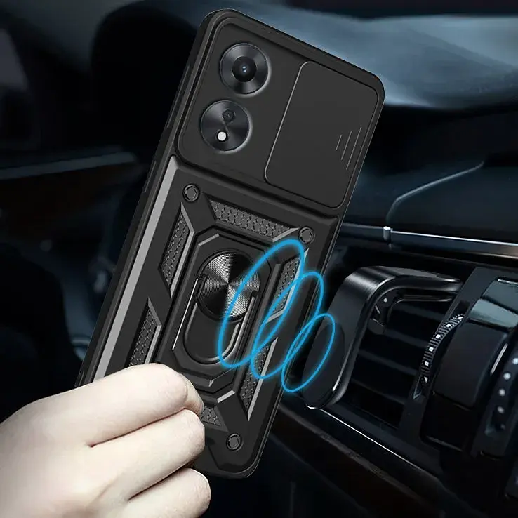 Панель BeCover Military для Oppo A78 4G Black (710711) - фото 4