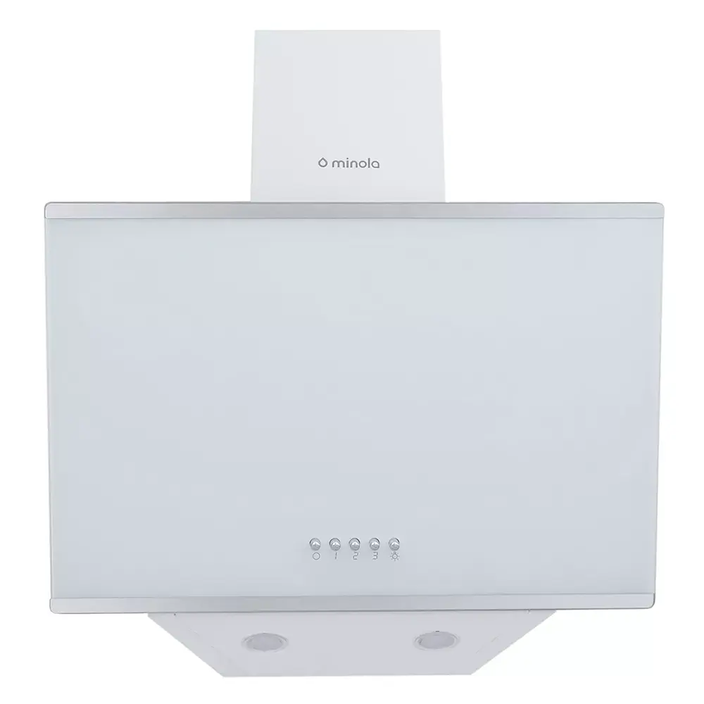 Витяжка декоративна похила Minola HDN 5202 WH/INOX 700 LED - фото 2