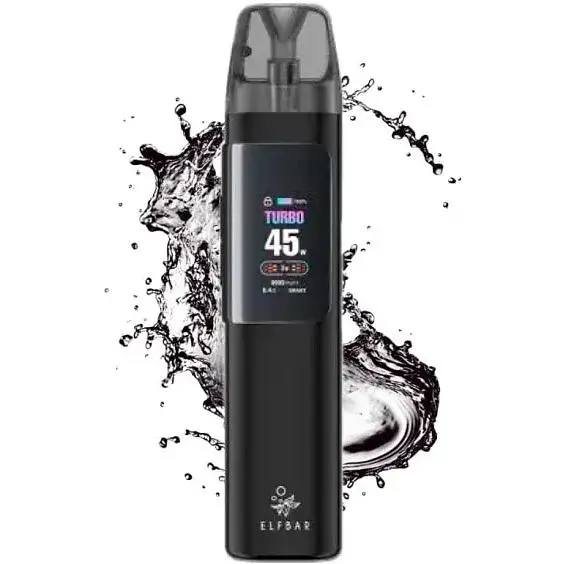 Под-система электронная сигарета Elf Bar ELFX Pro 45W Pod 1200mAh 3ml Kit Black (17864) - фото 2