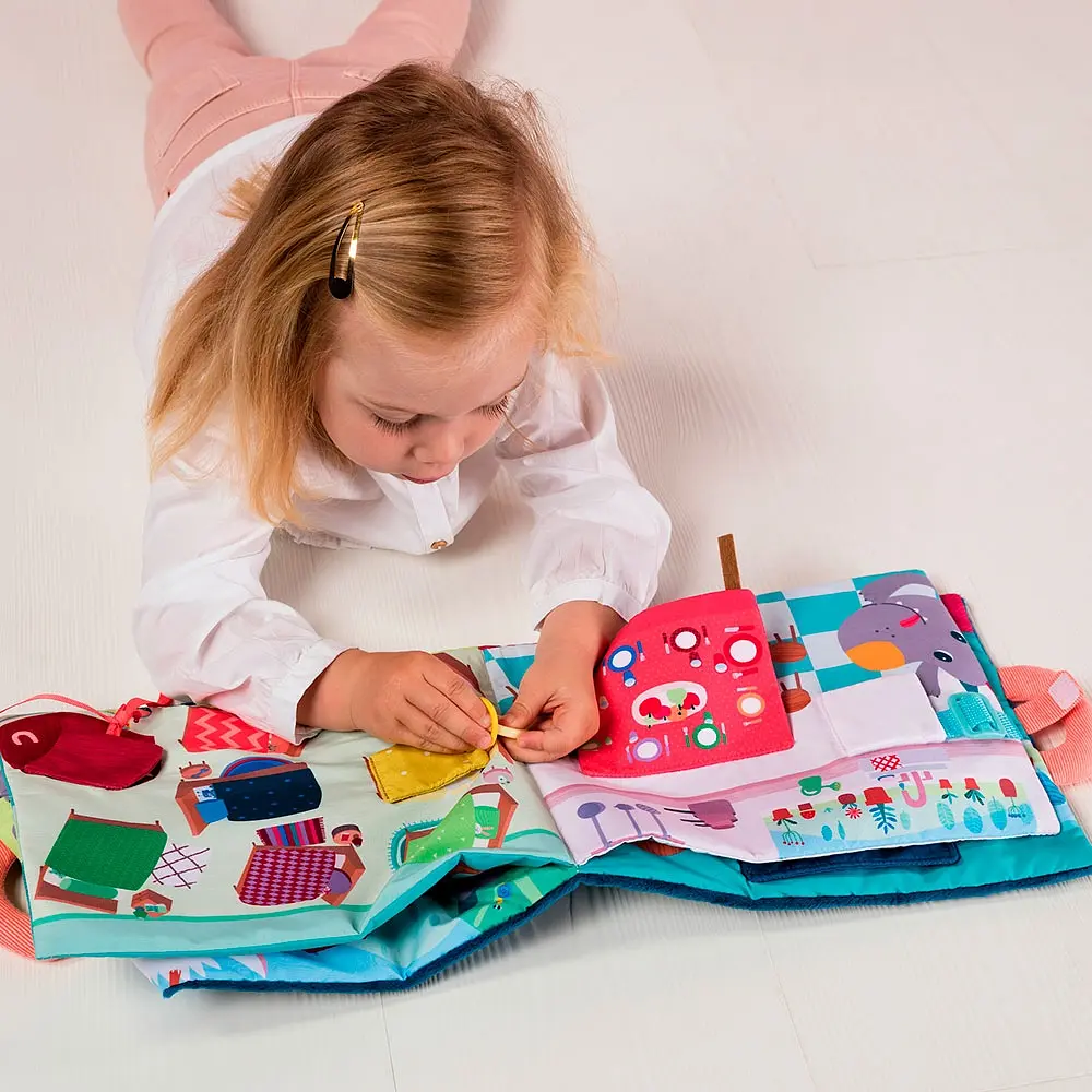 Розвиваюча м'яка книга Lilliputiens Вовк і семеро козенят (83080) - фото 5