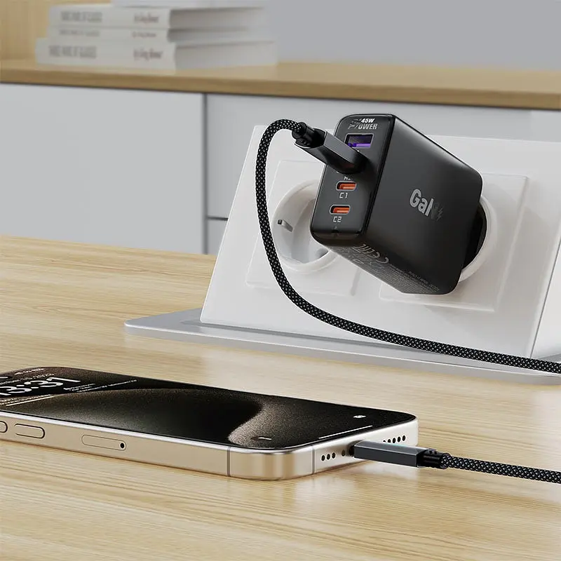 Кабель USB 2.0 AM-Type-C M, 1.2 м, 60W C19-04 Чорний Acefast - фото 5
