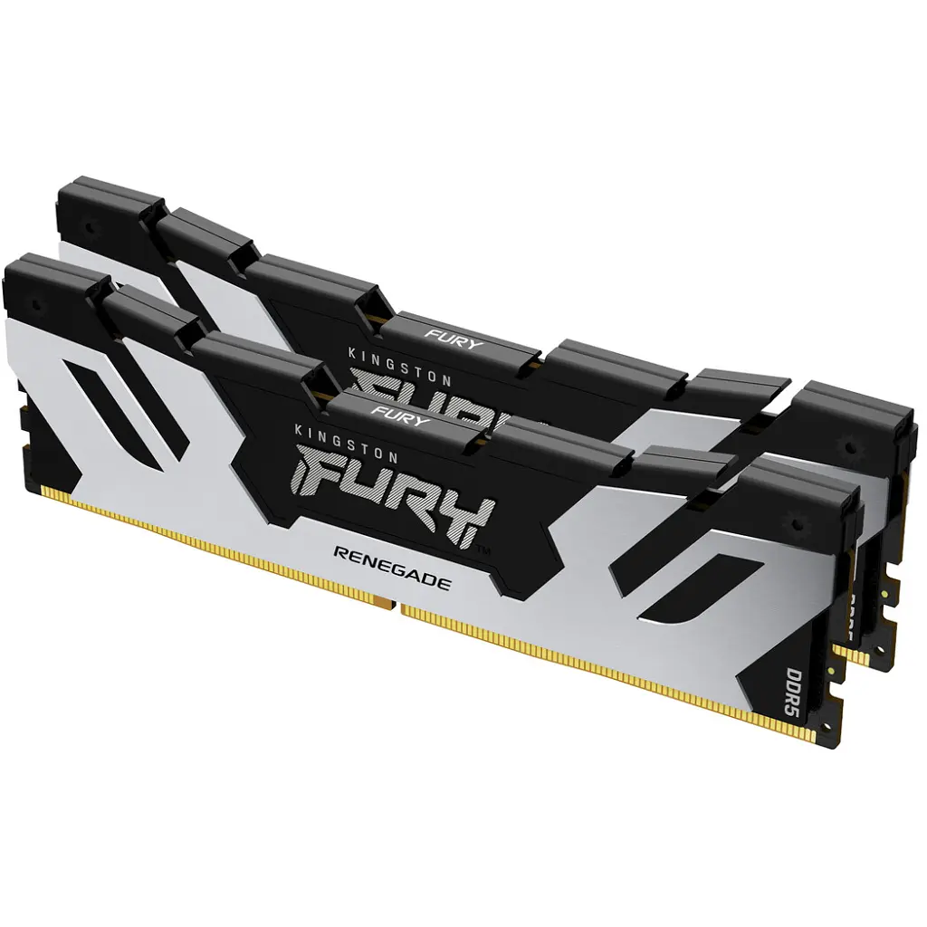 Модуль памяти для компьютера DDR5 96GB (2x48GB) 6000 MHz Renegade Silver XMP Kingston Fury (ex.HyperX) (KF560C32RSK2-96) - фото 2