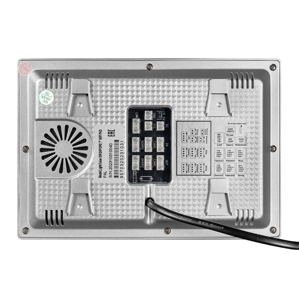 Відеодомофон 7" WiFi Tuya Light Vision SINGAPORE FHD White (82-00230) - фото 6