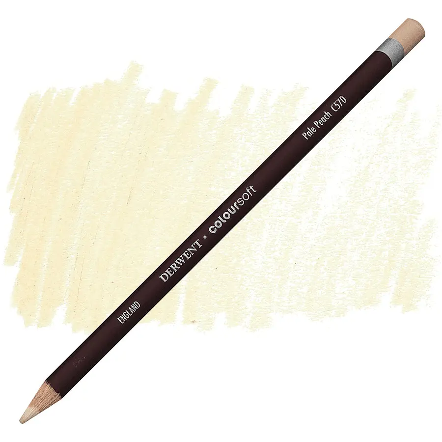 Олівець кольоровий Coloursoft (С570) Персиковий блідий Derwent (5028252188753)