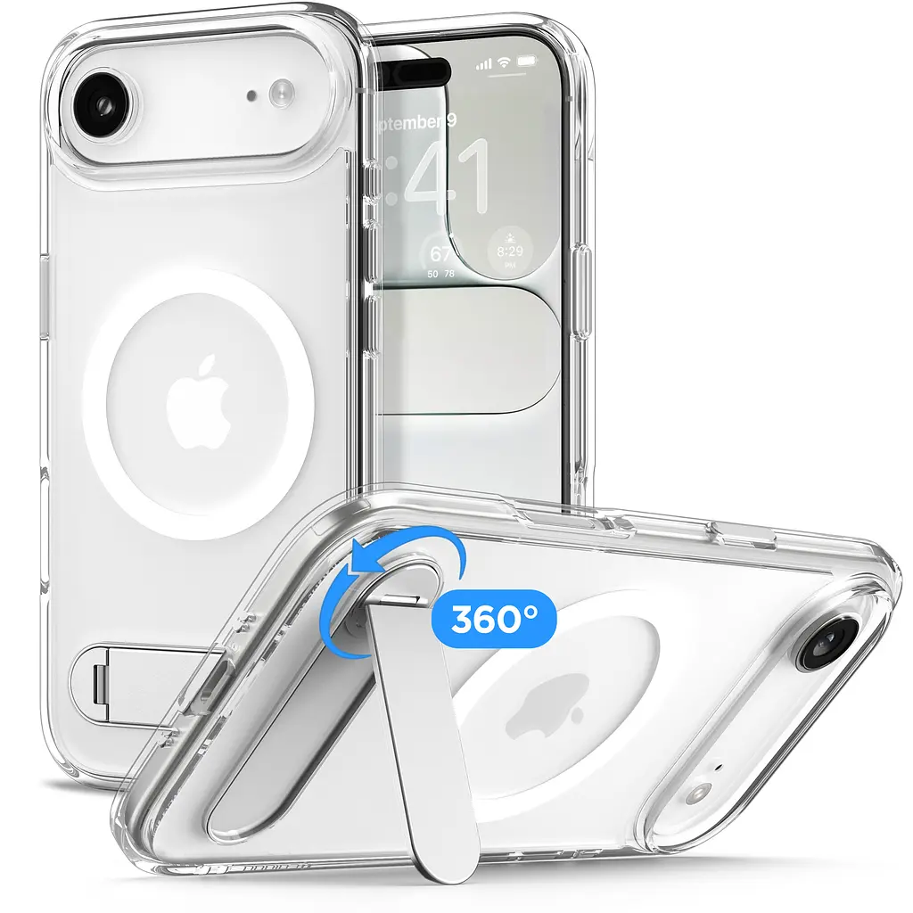 Чохол Spigen для iPhone 17 Air, Ultra Hybrid S MagFit, Clear White teh0019335 - фото 9