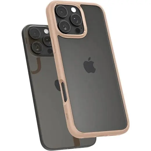 Прозрачный чехол Spigen Ultra Hybrid Rose Titanium для iPhone 16 Pro Max (ACS08688) - фото 3