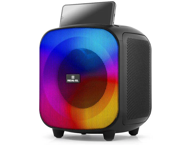 Портативна колонка REAL-EL X-760 Black (EL121600029) - фото 4