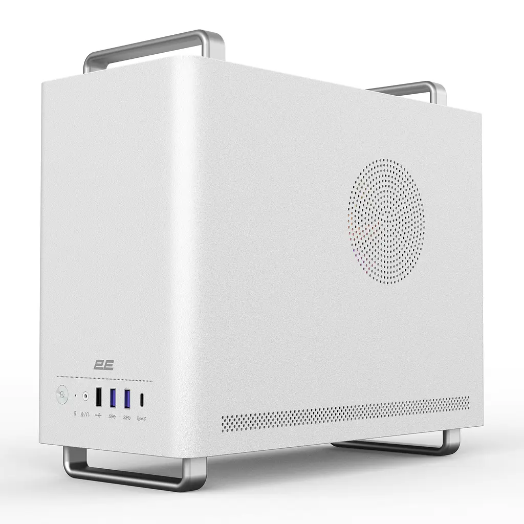 Корпус 2E Credo Mesh V300W-MH без БР 2xUSB3.0 1х USB 2.0 1xUSB Type-C 1x90мм VGA 310мм mATX білий - фото 2