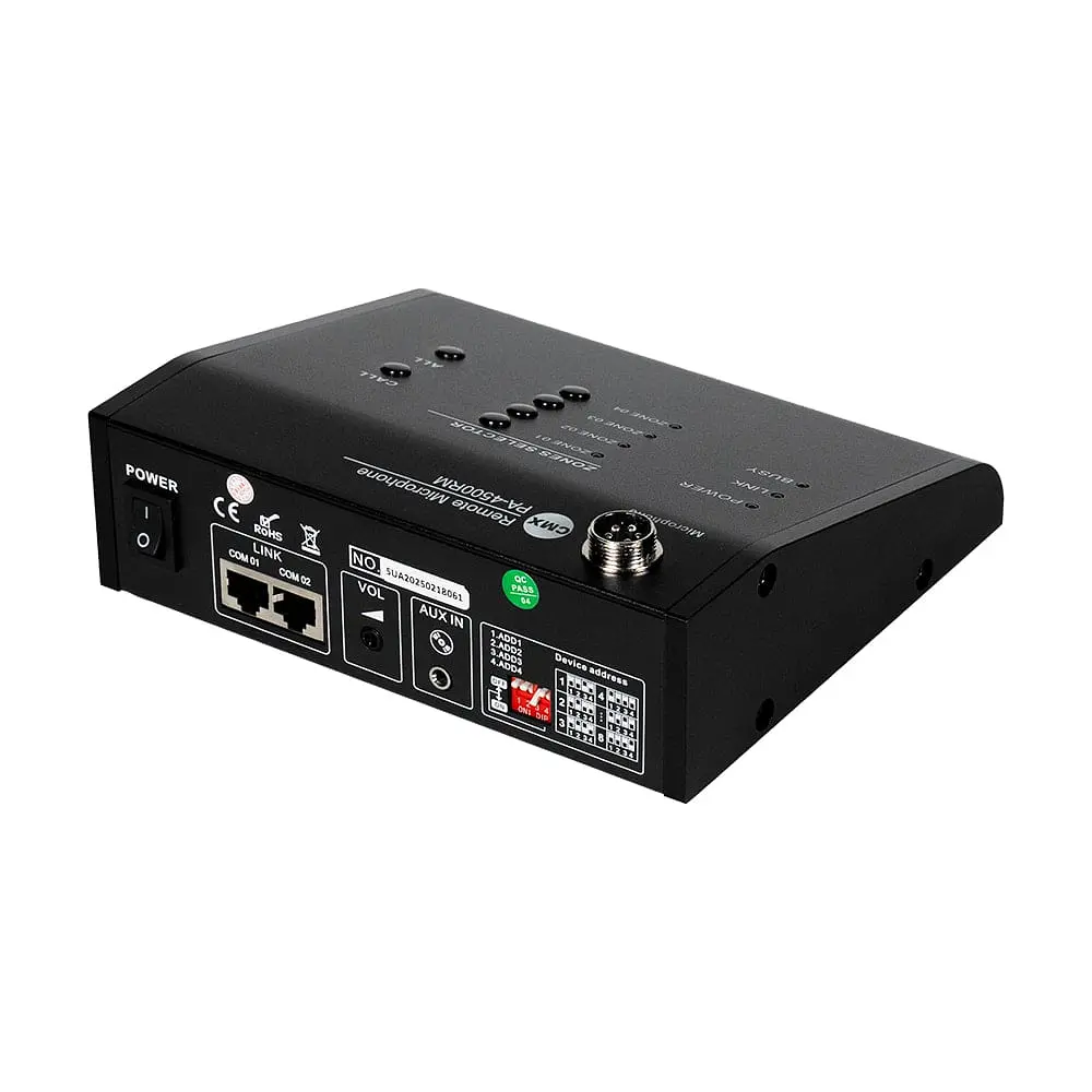 Мікрофон виносний пейджинговий CMX PA-4500RM, 4 зони (16-00022) - фото 7