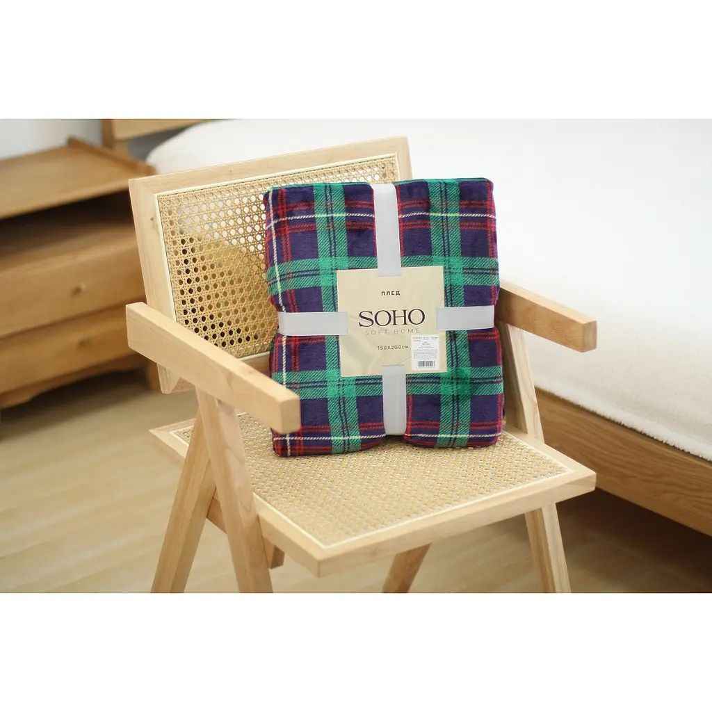 Плед Soho Sell Green 150х200 см (1  Sell Green) - фото 3