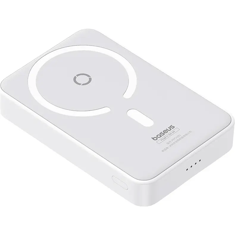 Зовнішній акумулятор Baseus MagPro Magnetic Bracket 5000mAh 20W White [P10064101223-00] [102132] - фото 6