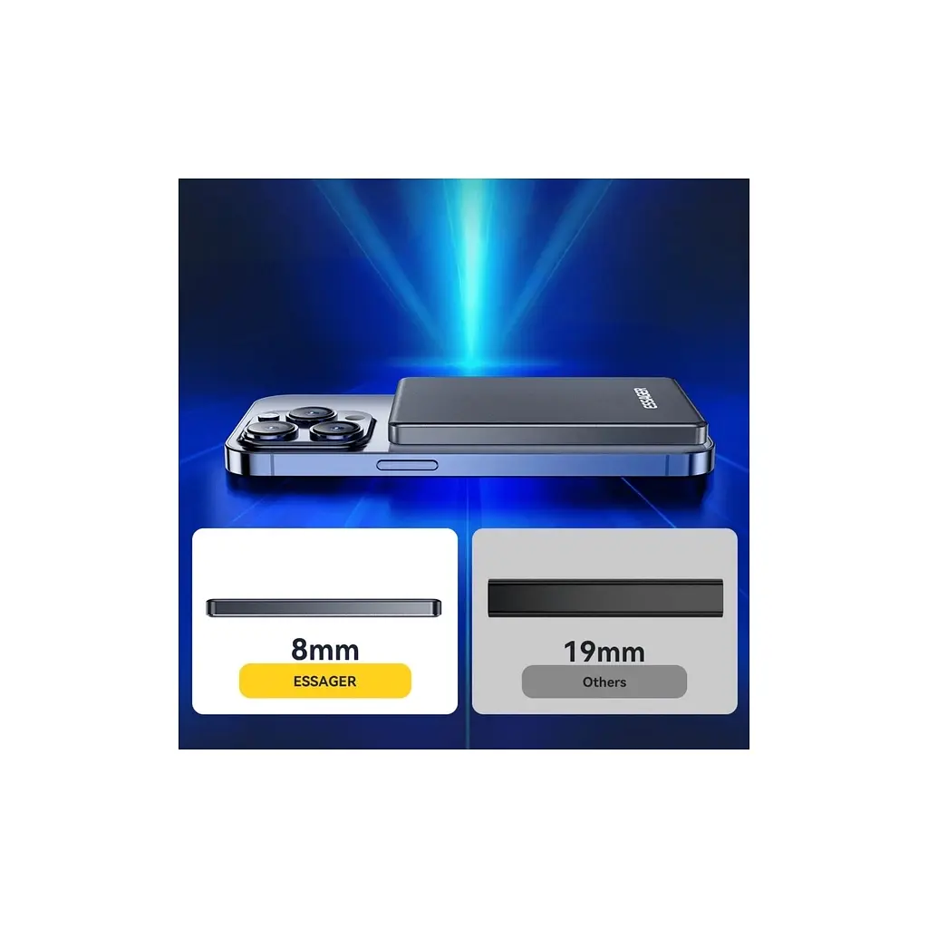 Батарея універсальна Essager 5000mAh Cross-border magnetic 20W PD QC/3.0 (EDY5K-YJ0A-Z) - фото 10