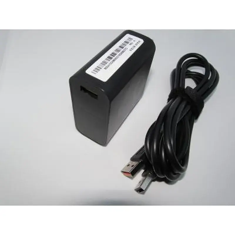 Блок живлення до ноутбуку Lenovo 65W 20V, 3.25A / 5V, 2A разъем bevel USB (косой) wall mount (ADL65WDA / A40248) - фото 2