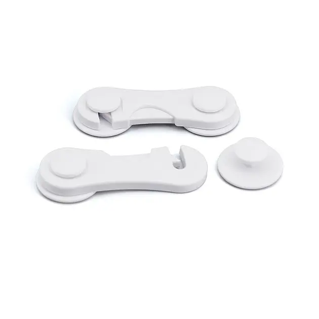 Замок-блокатор для дверцят MBM Kids 2 шт білий (BS-08 WHITE) - фото 4