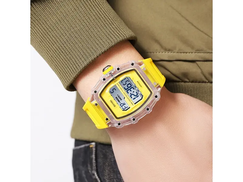 Чоловічий наручний годинник 2296WTYL White-Yellow Skmei acs0030037 - фото 5