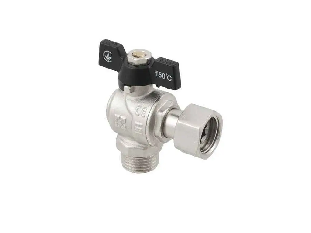 Кран кульовий RAFTEC 1/2" з накидною гайкою PN40 ВЗ метелик DRBM1 - фото 2